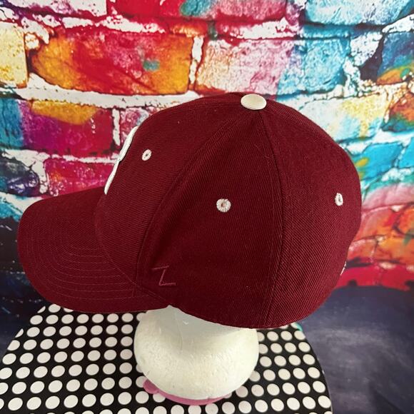 Stanford Cardinal Red Hat NCAA Stanford Cardinal Size 7 1/8 Fit Red Hat Cap - Picture 4 of 6